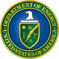 The logo for the Department of Energy